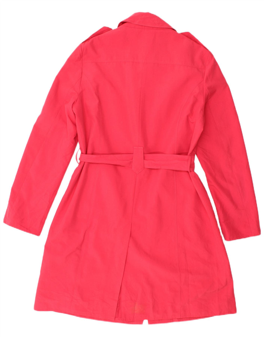 Casaco impermeável feminino Marks & Spencer Reino Unido 12 poliéster rosa médio