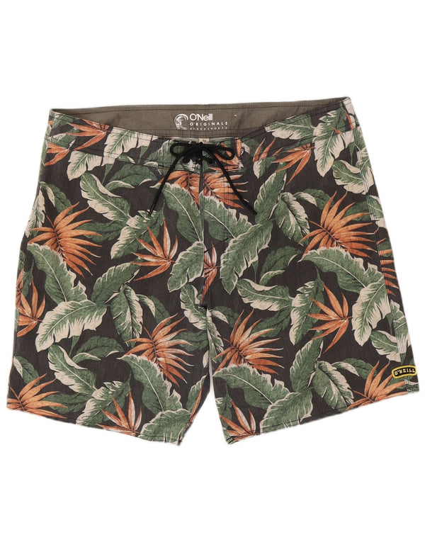 Shorts de natação masculino O'NEILL grande poliéster floral multicolorido