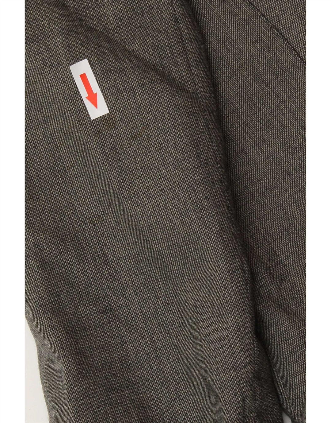 Jaqueta blazer feminina vintage com peito duplo IT 44 lã cinza médio