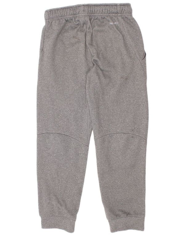 Calça de treino Nike Boys Dri Fit Joggers 5-6 anos cinza médio manchado