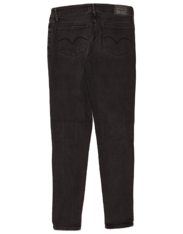 Calça jeans feminina Levi's 711 skinny W27 L30 algodão preto