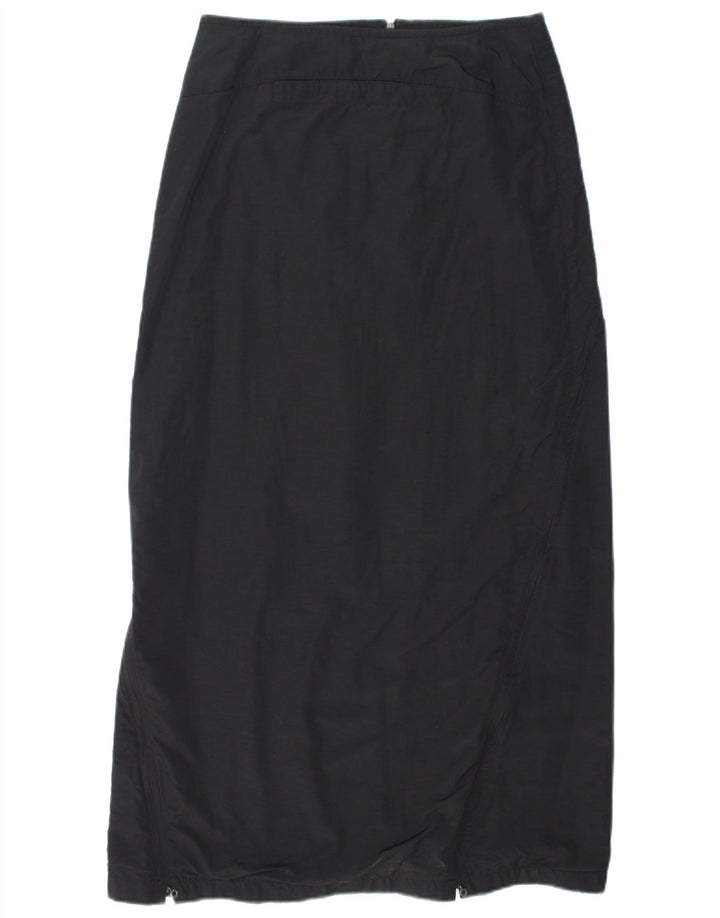 Saia maxi feminina Rosner EU 38 médio W30 algodão preto