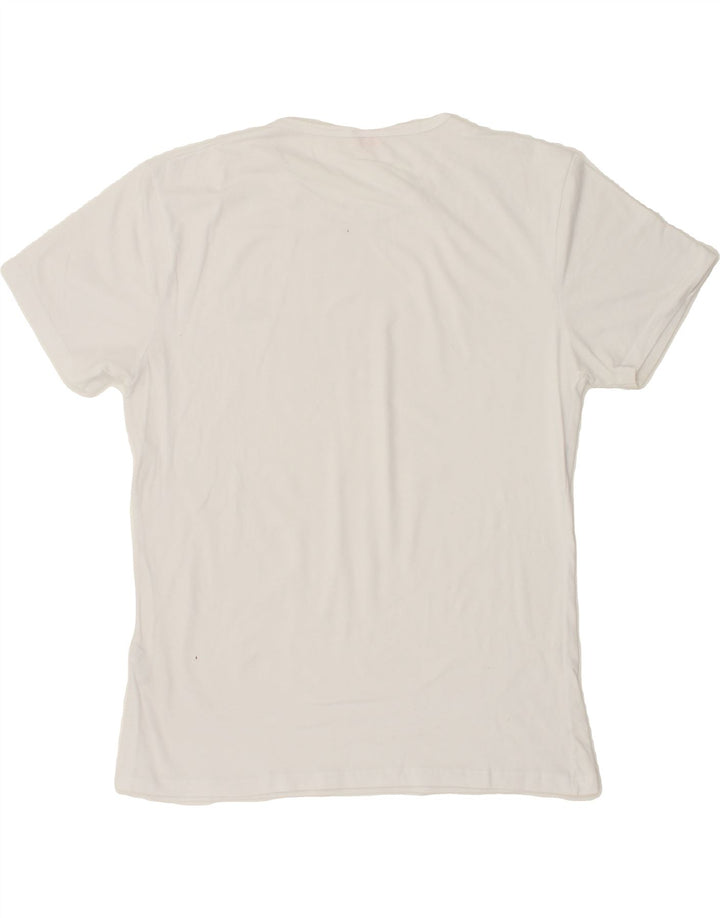 KAPPA Womens T-Shirt Top UK 20 2XL White Cotton Vintage Kappa and Second-Hand Kappa from Messina Hembry 