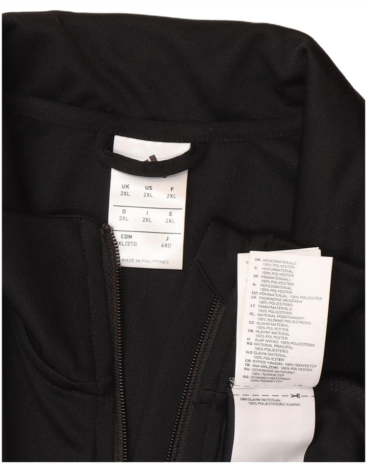 Jaqueta Adidas Mens Climalite Treino Top 2XL Poliéster Preto