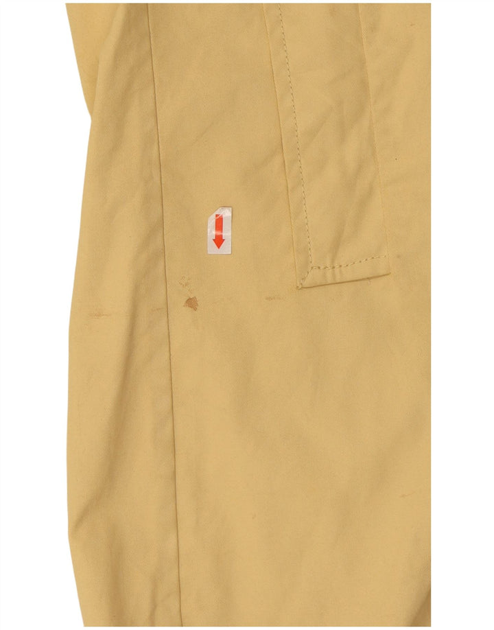 Jaqueta bomber feminina Marella UK 14 grande algodão amarelo