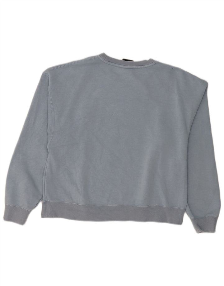 JORDAN moletom feminino jumper UK 6 XS azul algodão