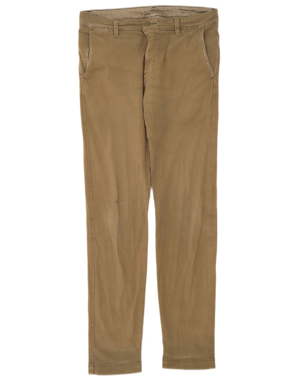 Calça Chino Masculina Levi's Standard Tapered Fit W32 L34 Algodão Cáqui