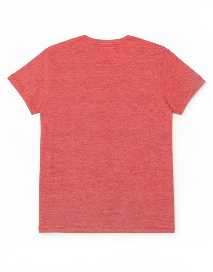 Camiseta masculina Superdry Top médio vermelho manchado