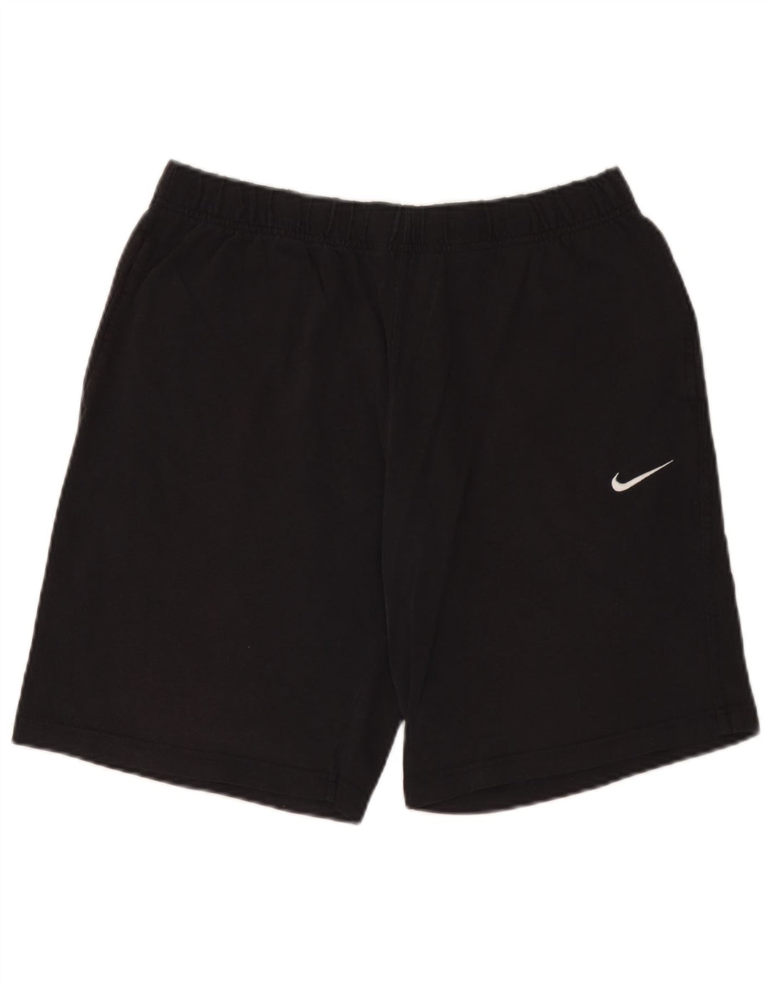 Shorts esportivos masculinos Nike grandes de algodão preto