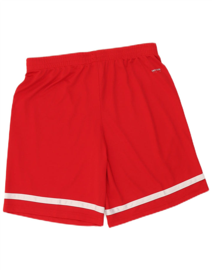 Arena Mens Sport Shorts Grande Poliéster Colorblock Vermelho