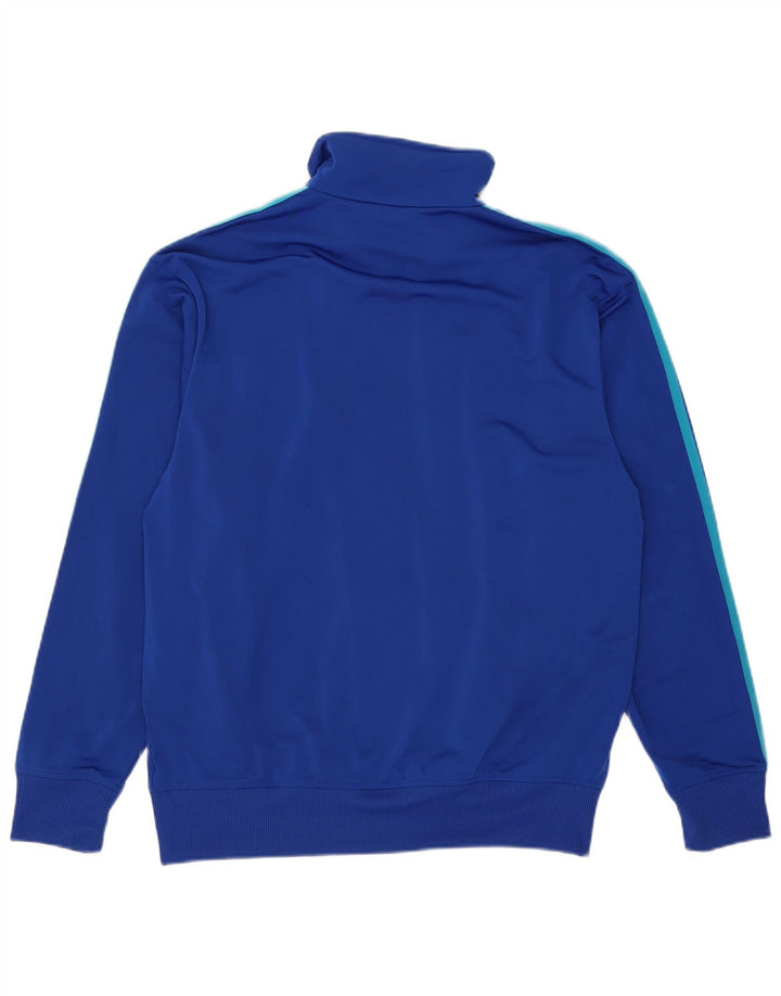 Adidas Mens Treino Top Jaqueta Grande Azul Poliéster
