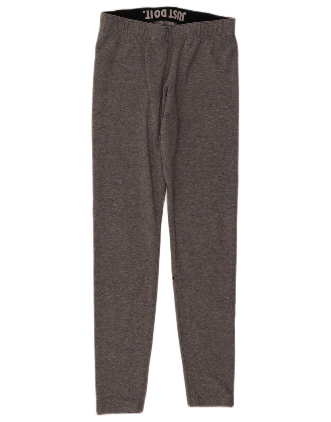 Leggings Nike Femininas Graphic UK 12 Algodão Flecked Cinza Médio