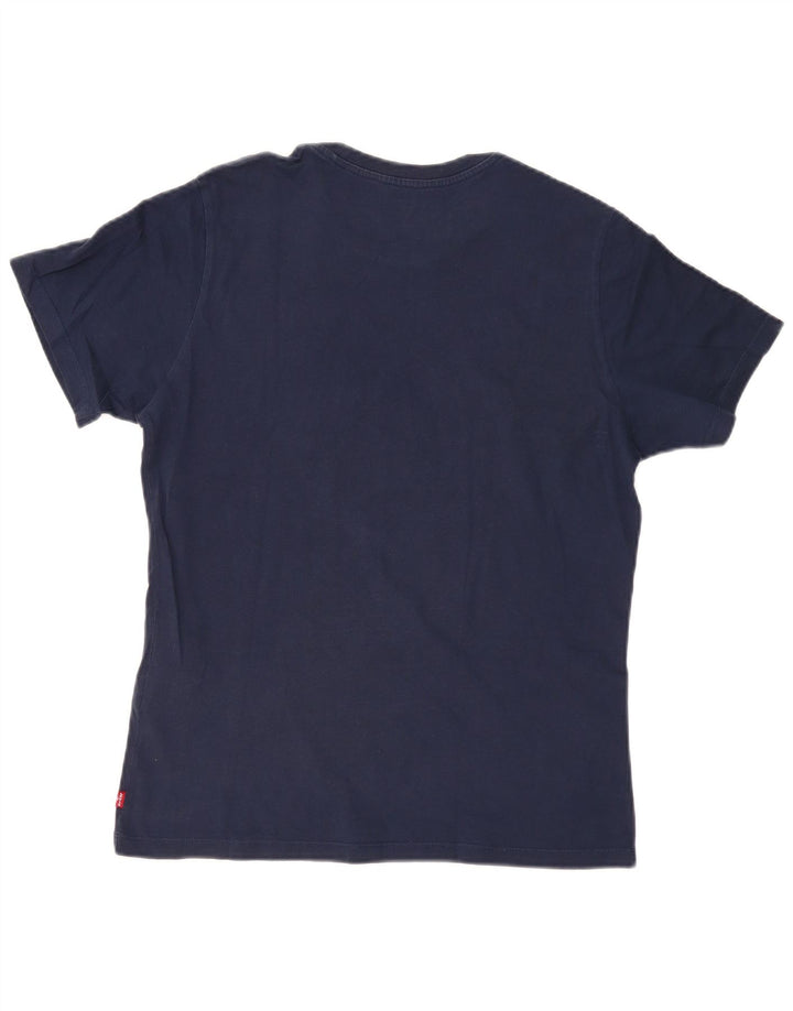 Camiseta gráfica masculina LEVI'S pequena azul marinho