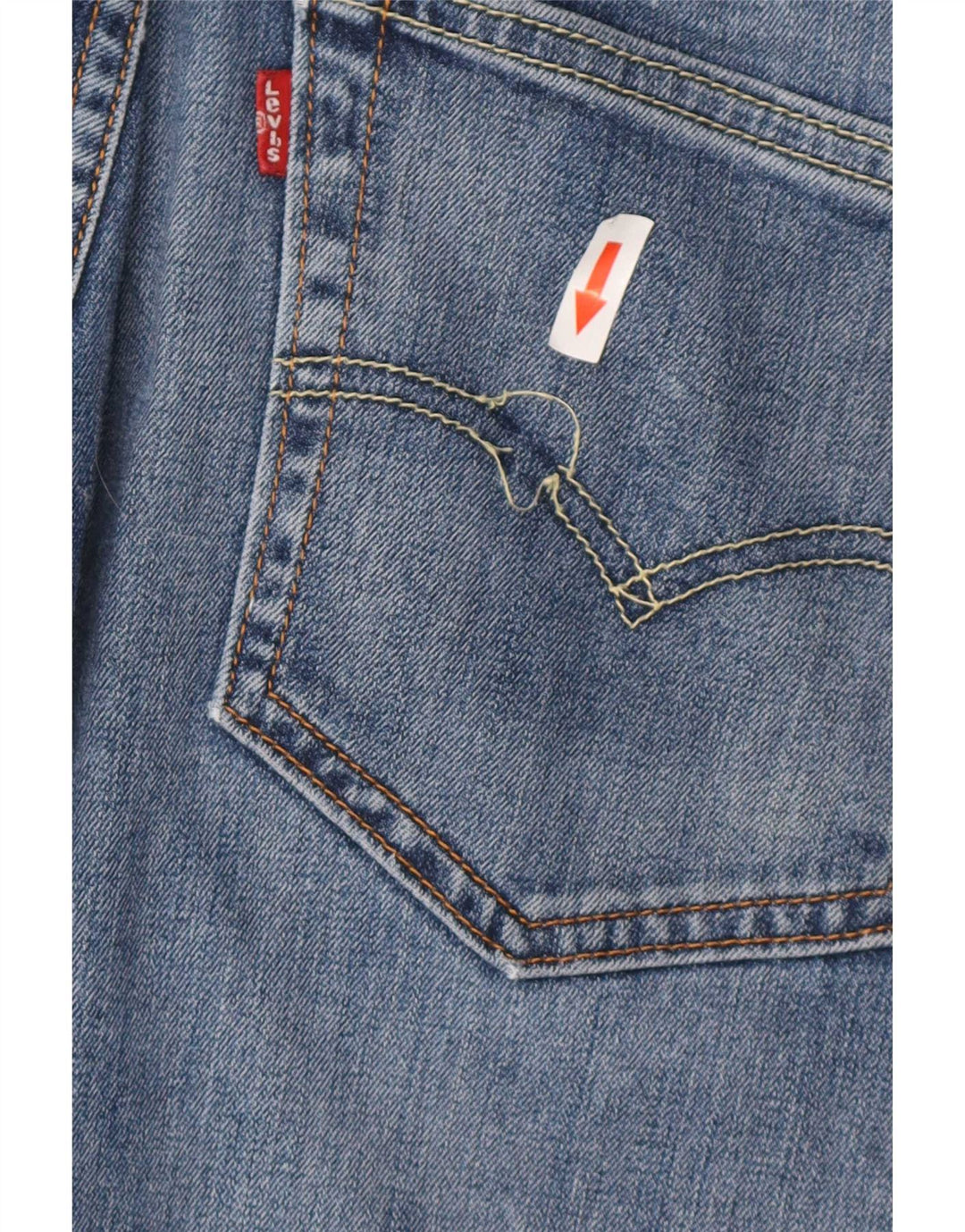Levi's Masculino 504 Straight Jeans W36 L30 Azul Algodão