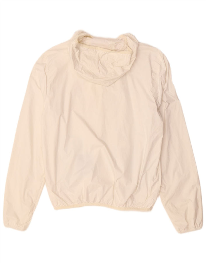 Jaqueta de chuva feminina com capuz North Sails UK 14 médio branco