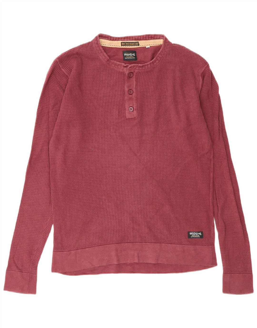 JACK & JONES Suéter masculino com gola canoa médio algodão Borgonha
