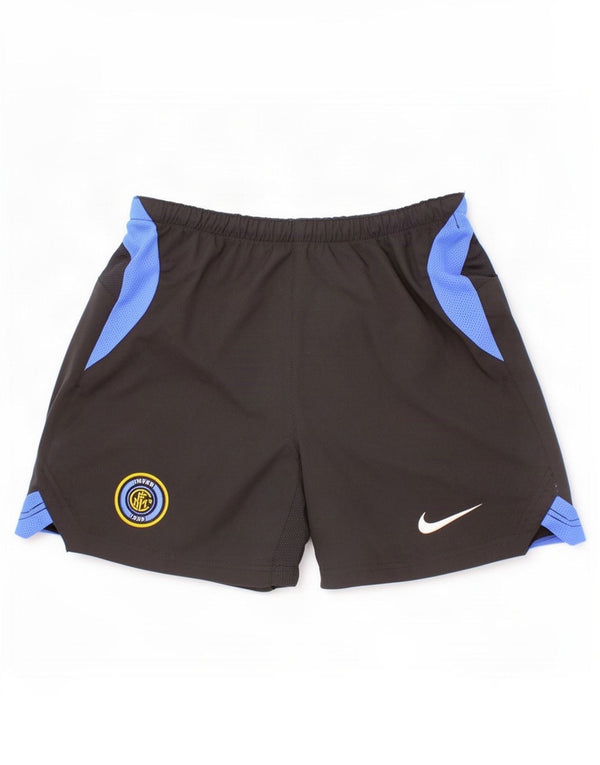 Shorts esportivos Nike Boys Inter Milan 10-11 anos médio preto colorblock