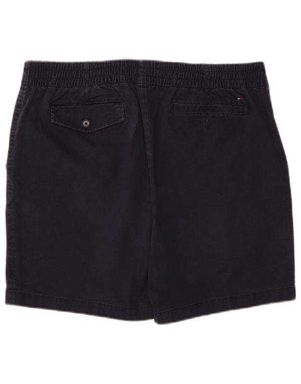 Tommy Hilfiger Mens Chino Shorts Grande W34 Azul Marinho Algodão