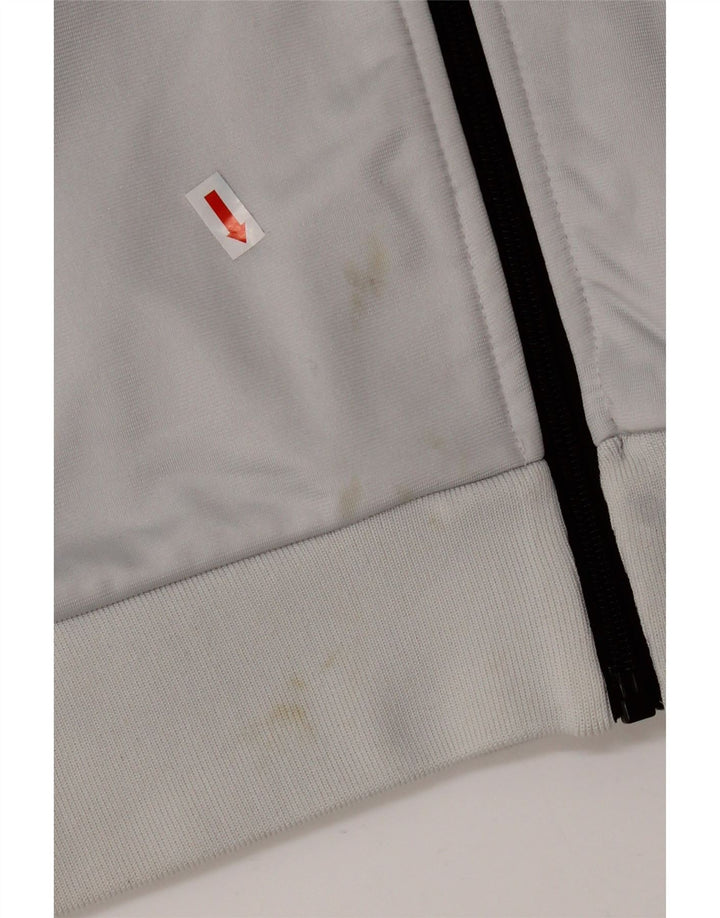 Asics Womens Tracksuit Top Jacket UK 18 XL Cinza Poliéster