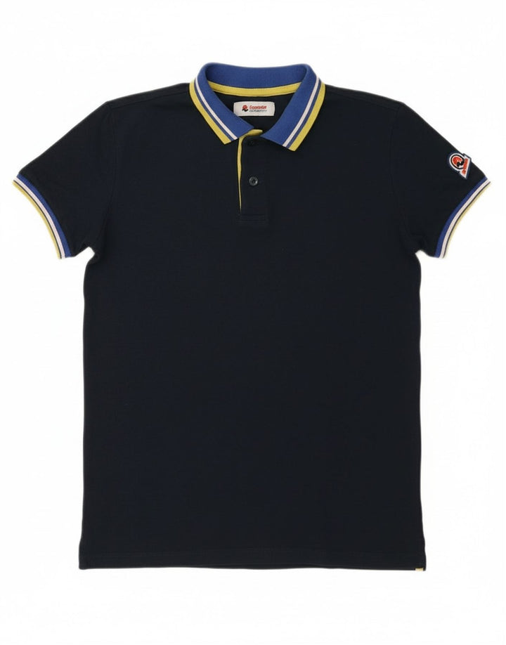 Camisa polo masculina INVICTA pequena algodão azul marinho