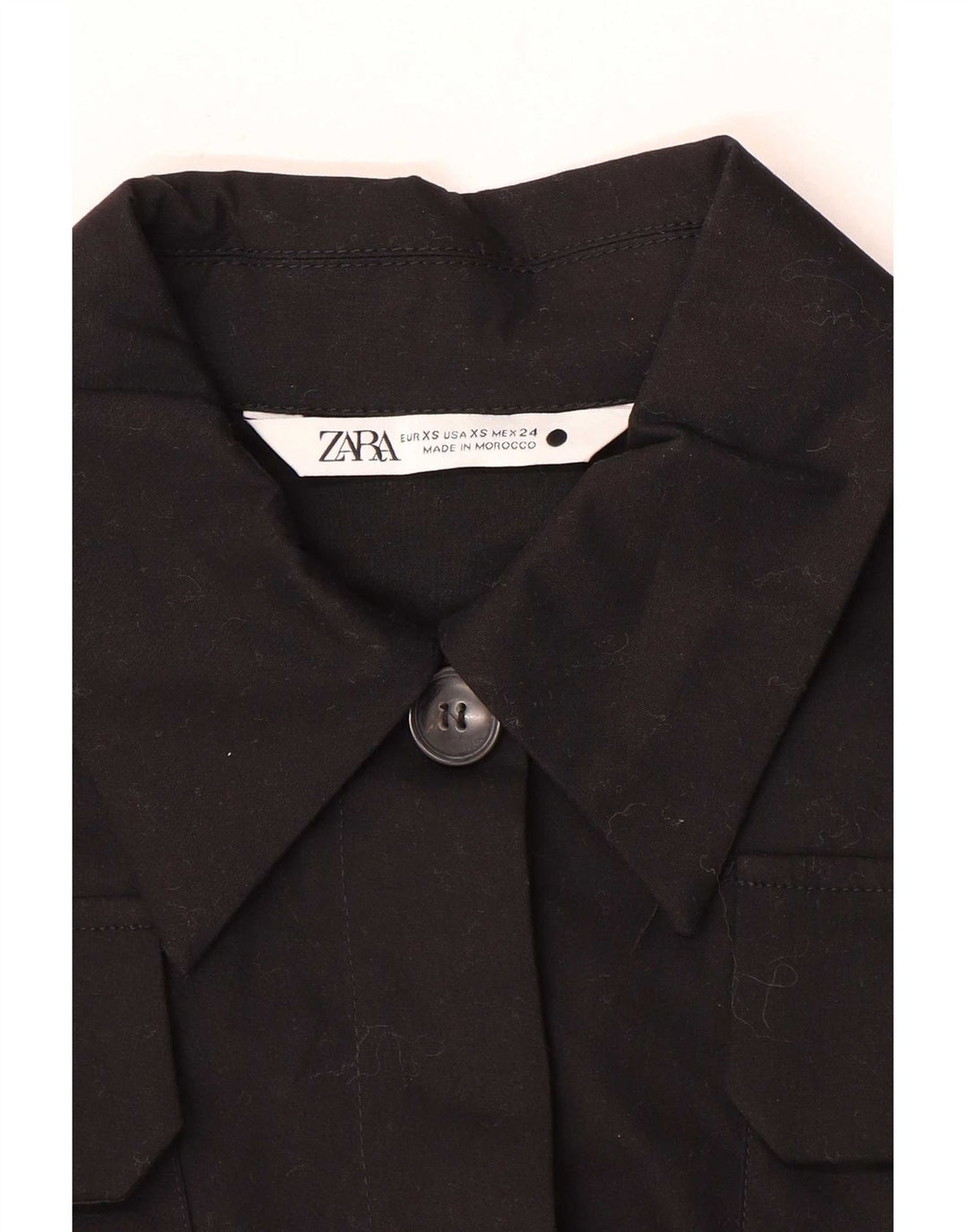 Jaqueta Bolero Feminina Zara Reino Unido 6 XS Preto