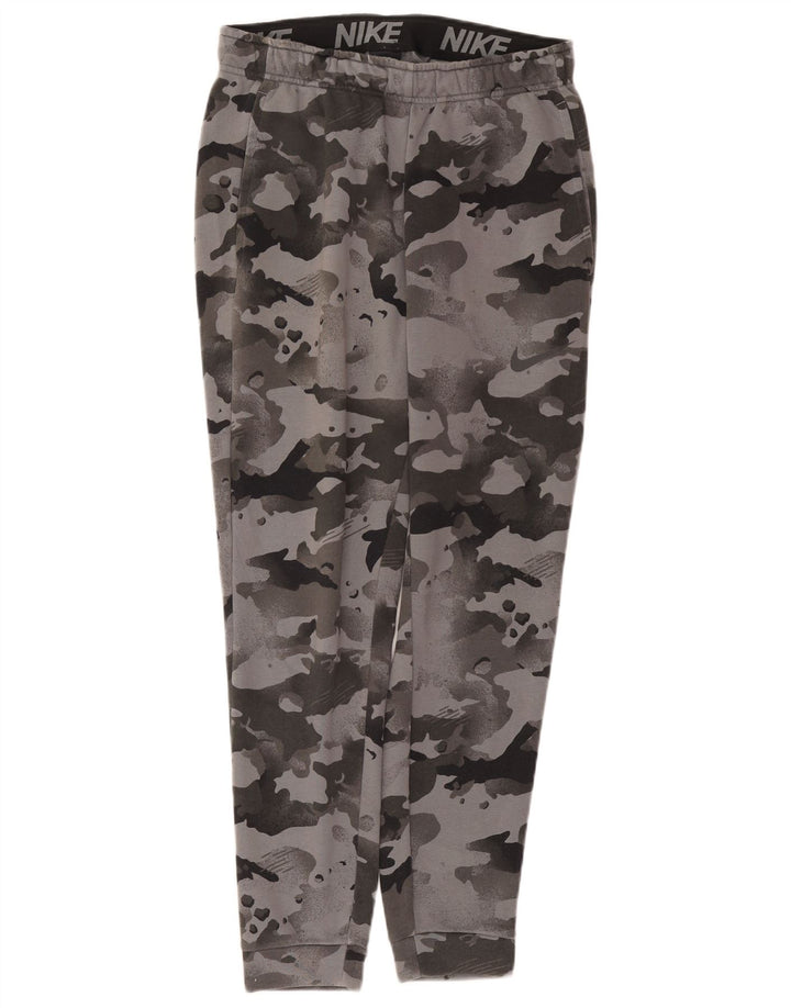 Nike Mens Dri Fit Calças de treino Joggers Médio Cinza Camuflagem