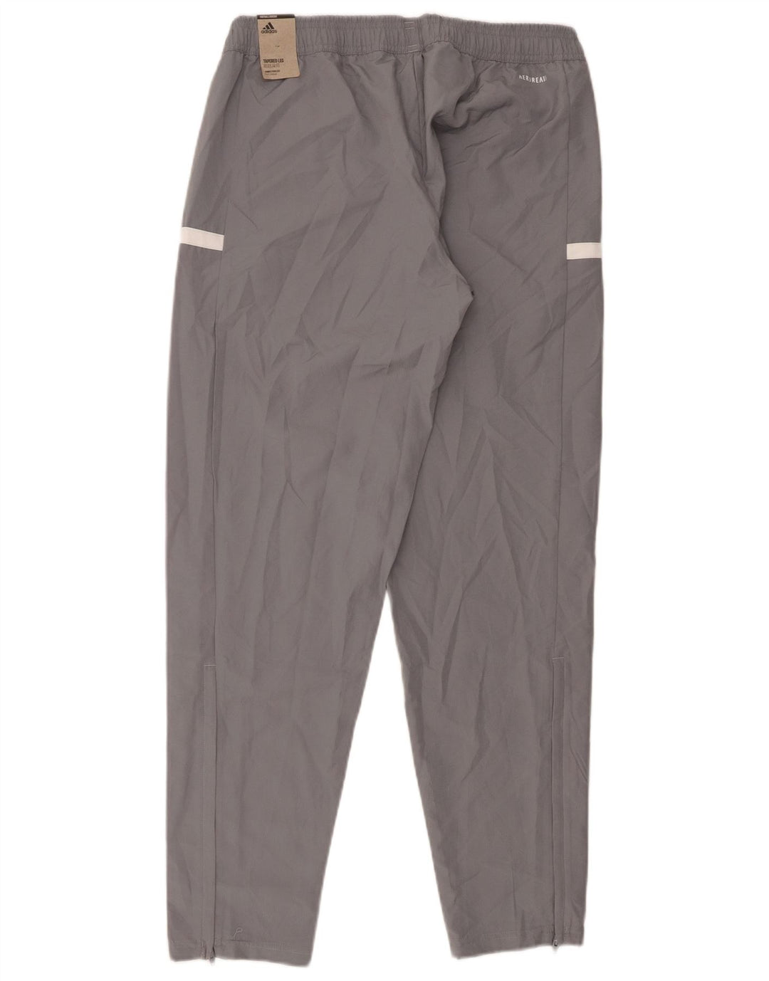 Adidas Womens Graphic Tracksuit Calças UK 12/14 Cinza Médio Poliéster
