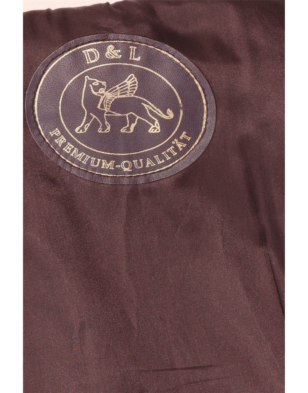 Casaco de couro feminino vintage UK 20 2XL roxo