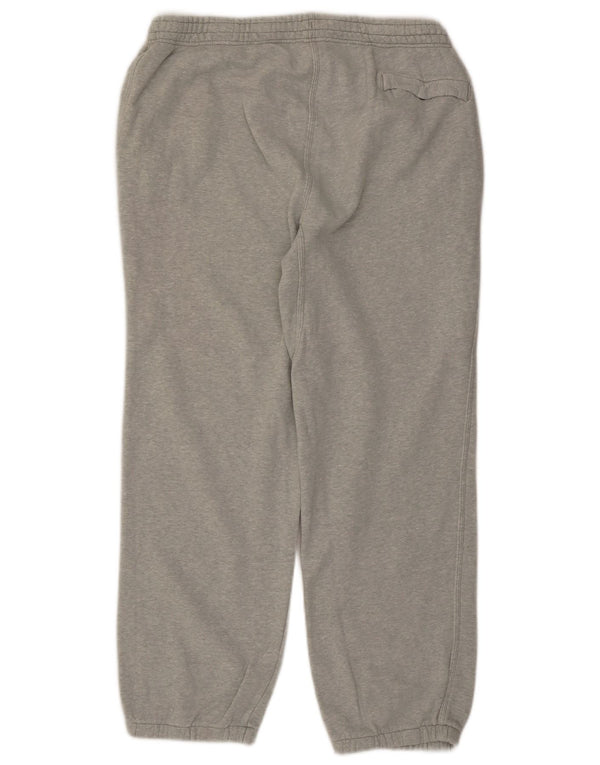 Calça de treino masculina Nike joggers grande algodão manchado cinza