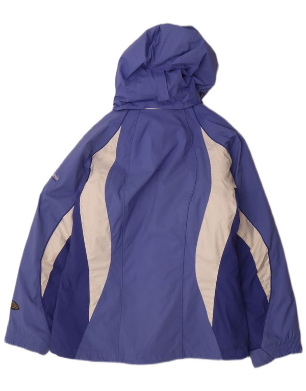 Jaqueta corta-vento Columbia Womens Interchange UK 10 Small Blue Colourblock