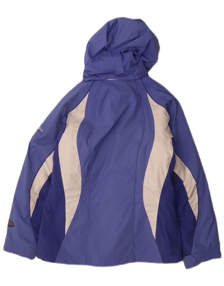 Jaqueta corta-vento Columbia Womens Interchange UK 10 Small Blue Colourblock