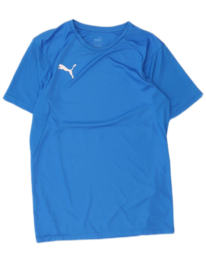 Puma Camiseta Masculina Top Pequeno Azul