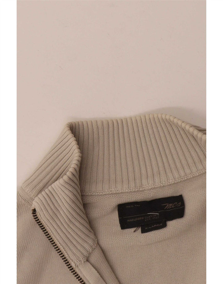 Suéter cardigã masculino Marlboro Classics XL cinza