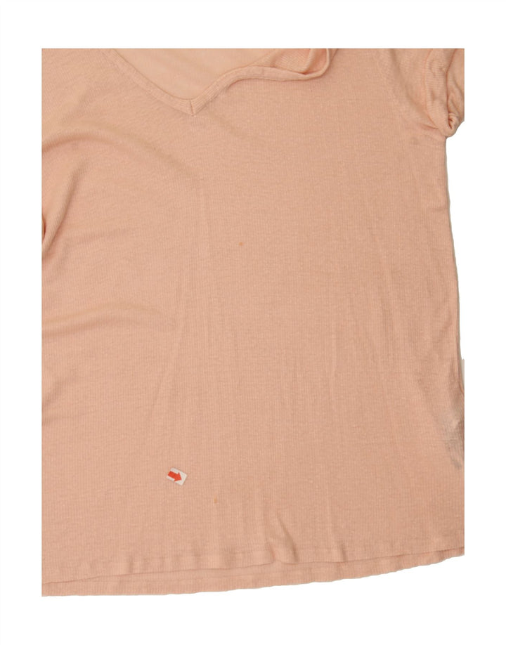 MASSIMO DUTTI Womens T-Shirt Top UK 18 XL Pink Cotton Vintage Massimo Dutti and Second-Hand Massimo Dutti from Messina Hembry 