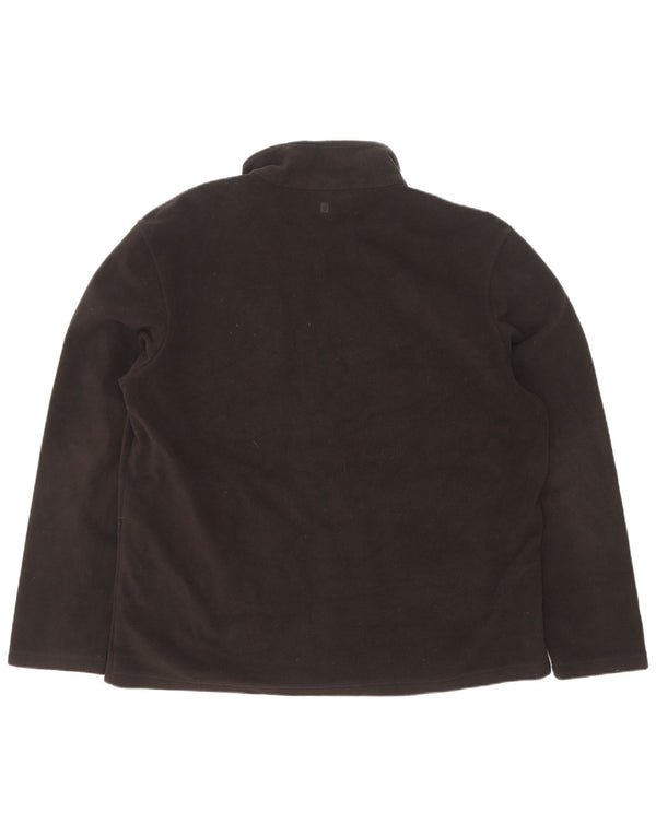Jaqueta de lã masculina Mountain Warehouse UK 44 2XL poliéster preto