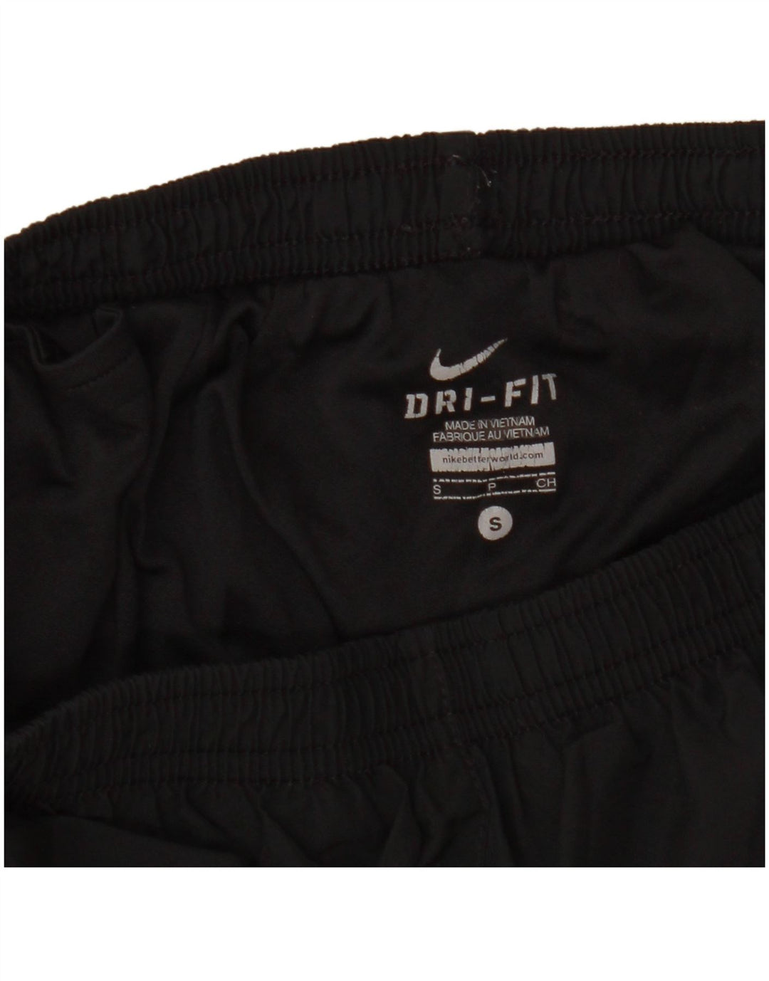 Shorts esportivos femininos Nike Dri Fit Graphic UK 8 pequenos pretos