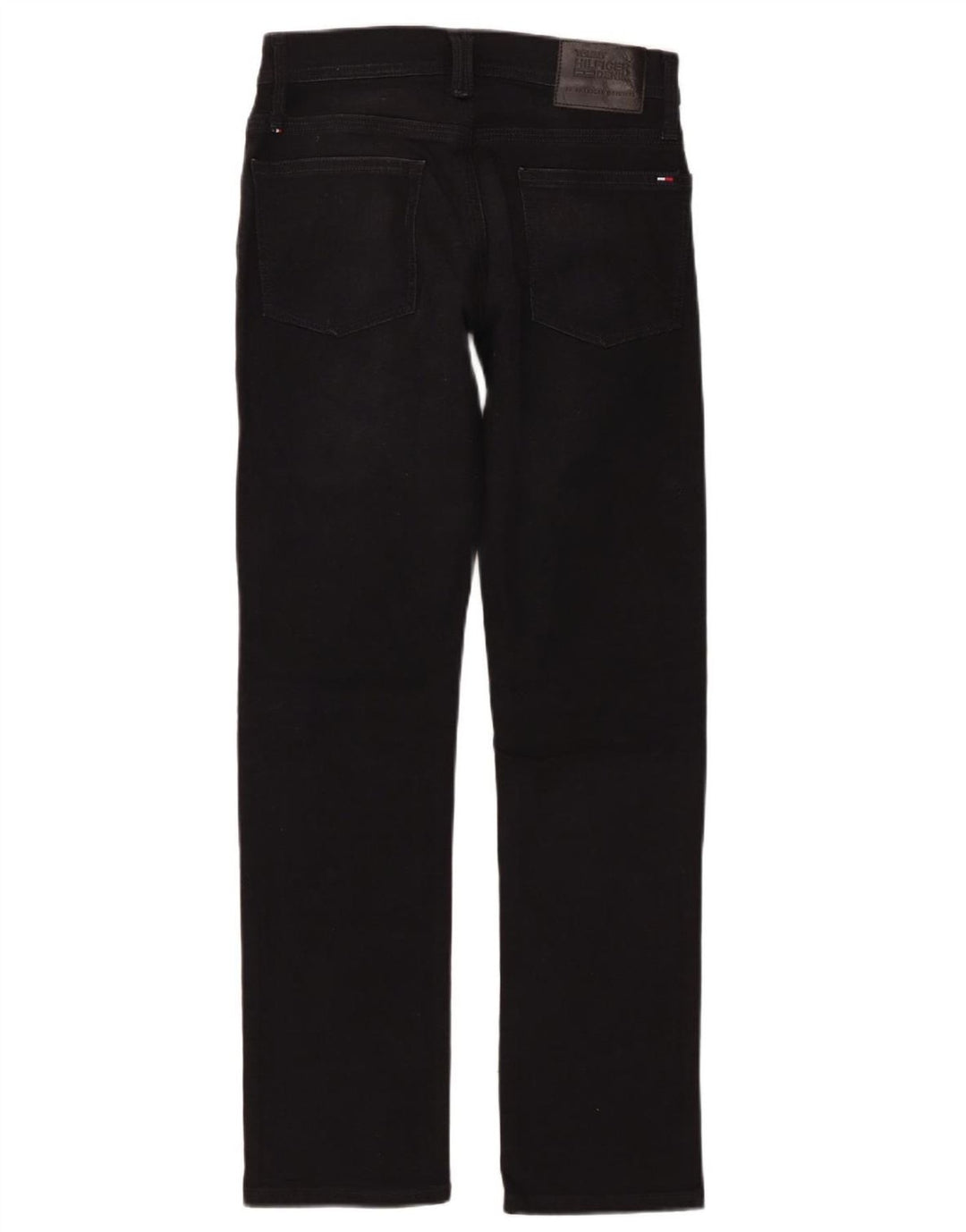TOMMY HILFIGER Masculino Ryan Straight Jeans W29 L32 Algodão Preto