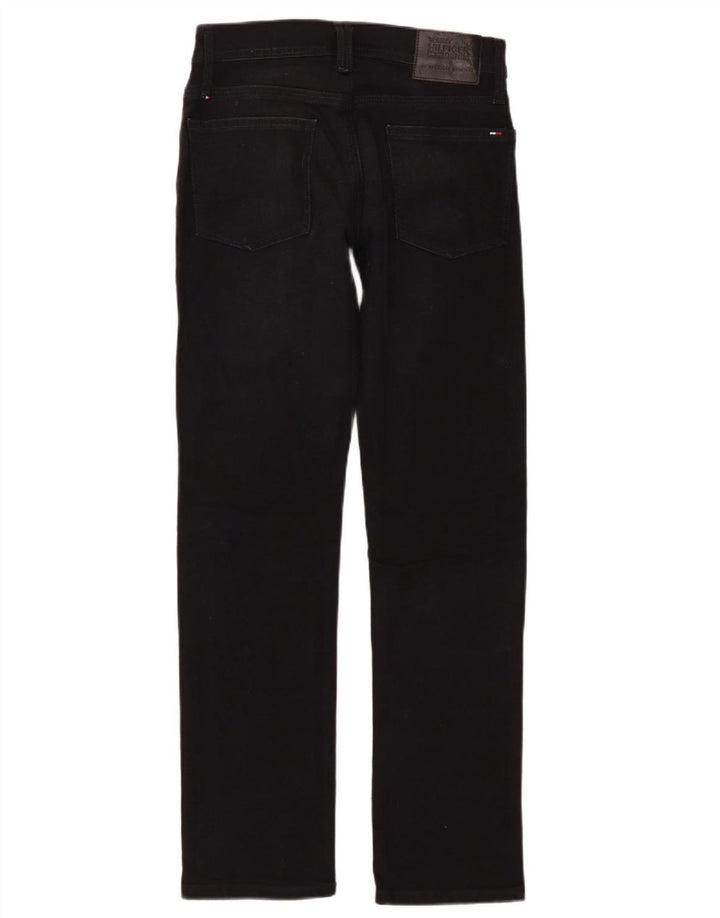 TOMMY HILFIGER Masculino Ryan Straight Jeans W29 L32 Algodão Preto