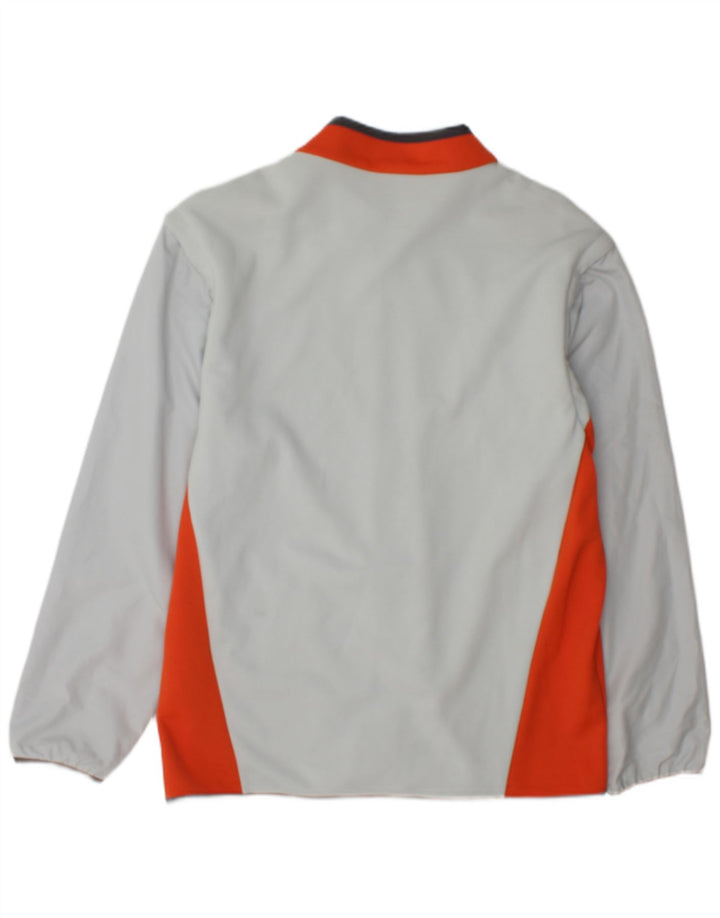 Fila Mens Tracksuit Top Jacket Cinza Médio Colourblock Poliéster