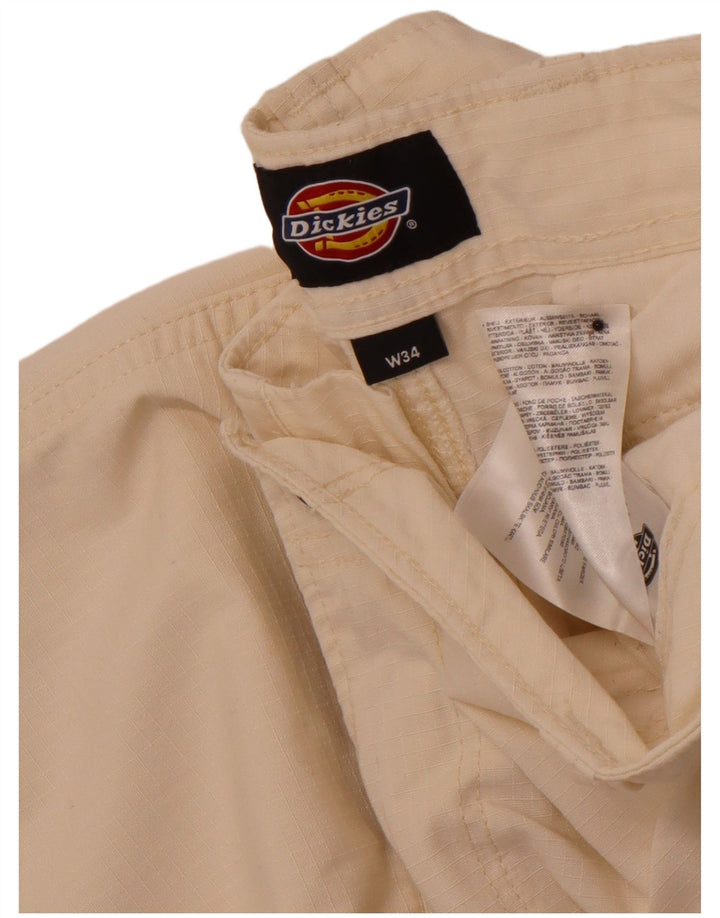 Calça cargo reta masculina DICKIES W34 L32 algodão branco