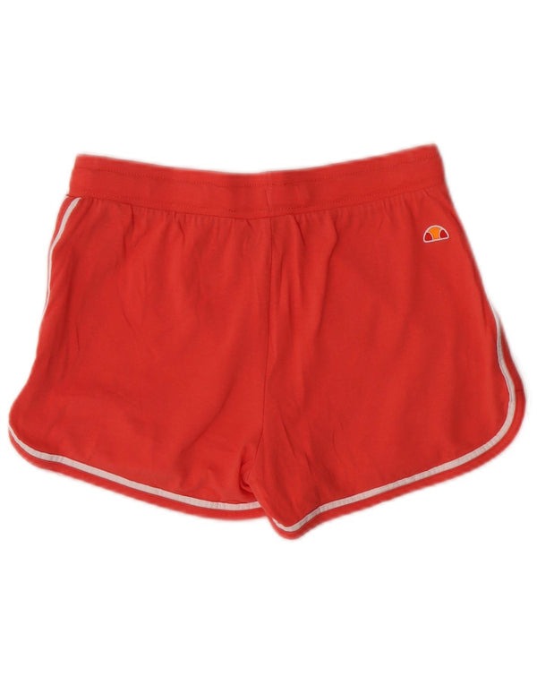 Shorts esportivo feminino Ellesse UK 10 pequeno algodão laranja