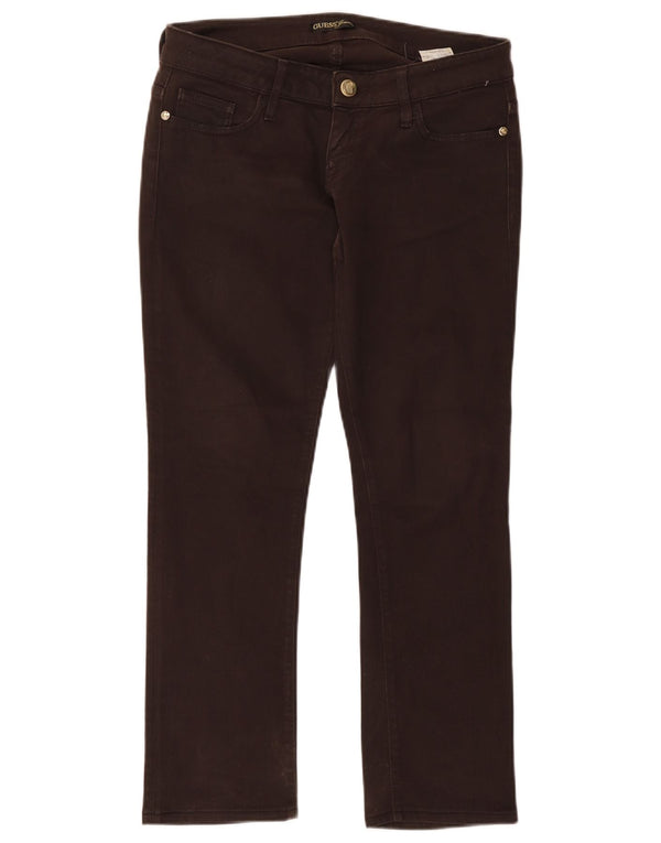 Guess Jeans Slim Feminino W29 L27 Algodão Marrom