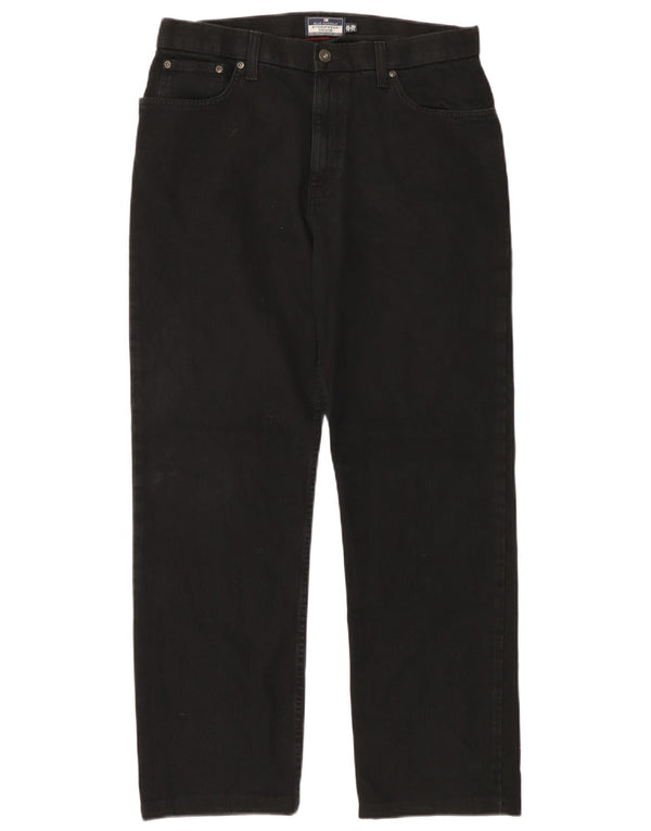 MARKS & SPENCER Calça jeans reta masculina W34 L31 algodão preto