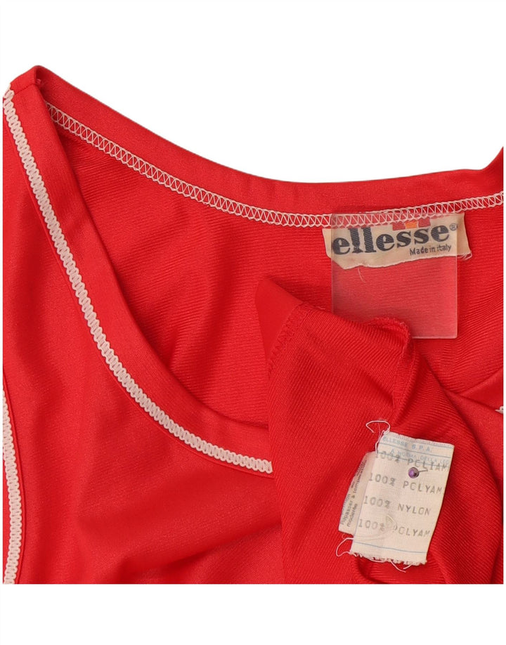 Colete masculino Ellesse Top médio rosa poliamida