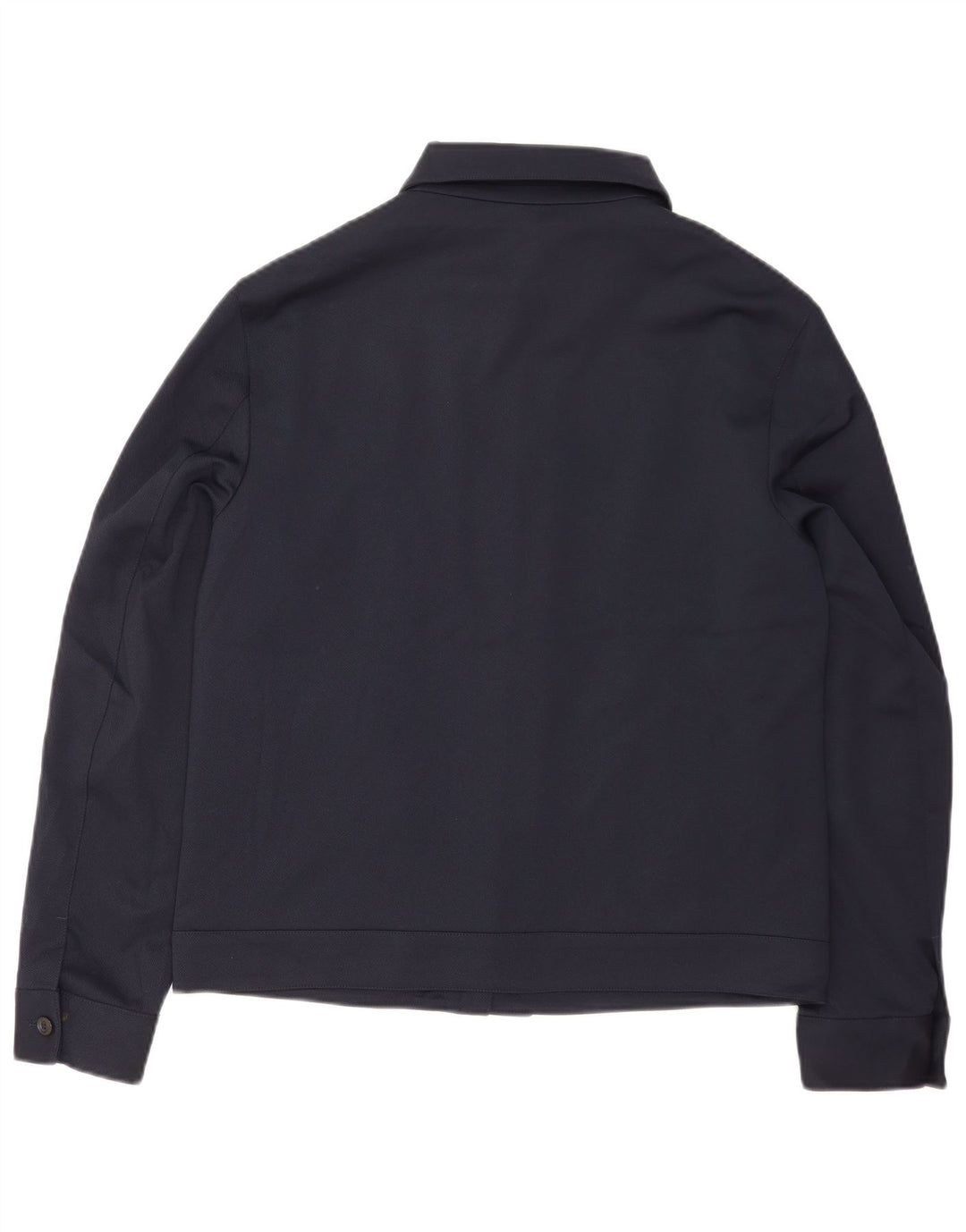 Zara Mens Bomber Jacket UK 40 Grande Poliéster Azul Marinho