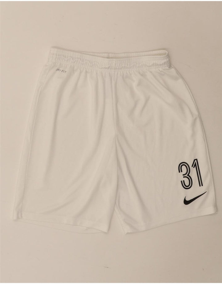 Nike Mens Dri Fit Graphic Sport Shorts Grande Poliéster Branco