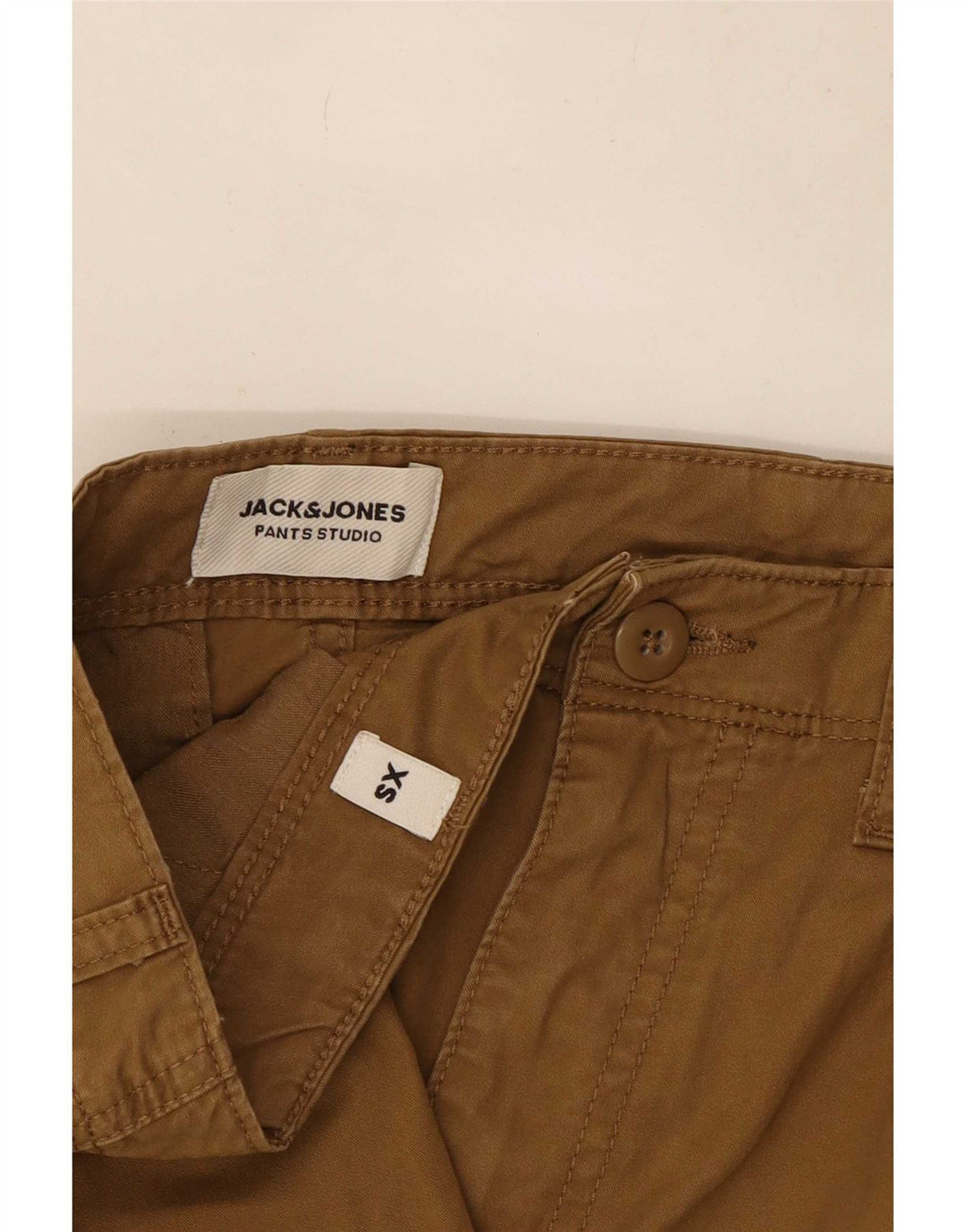 Shorts cargo masculino Jack & Jones XS W30 algodão cáqui