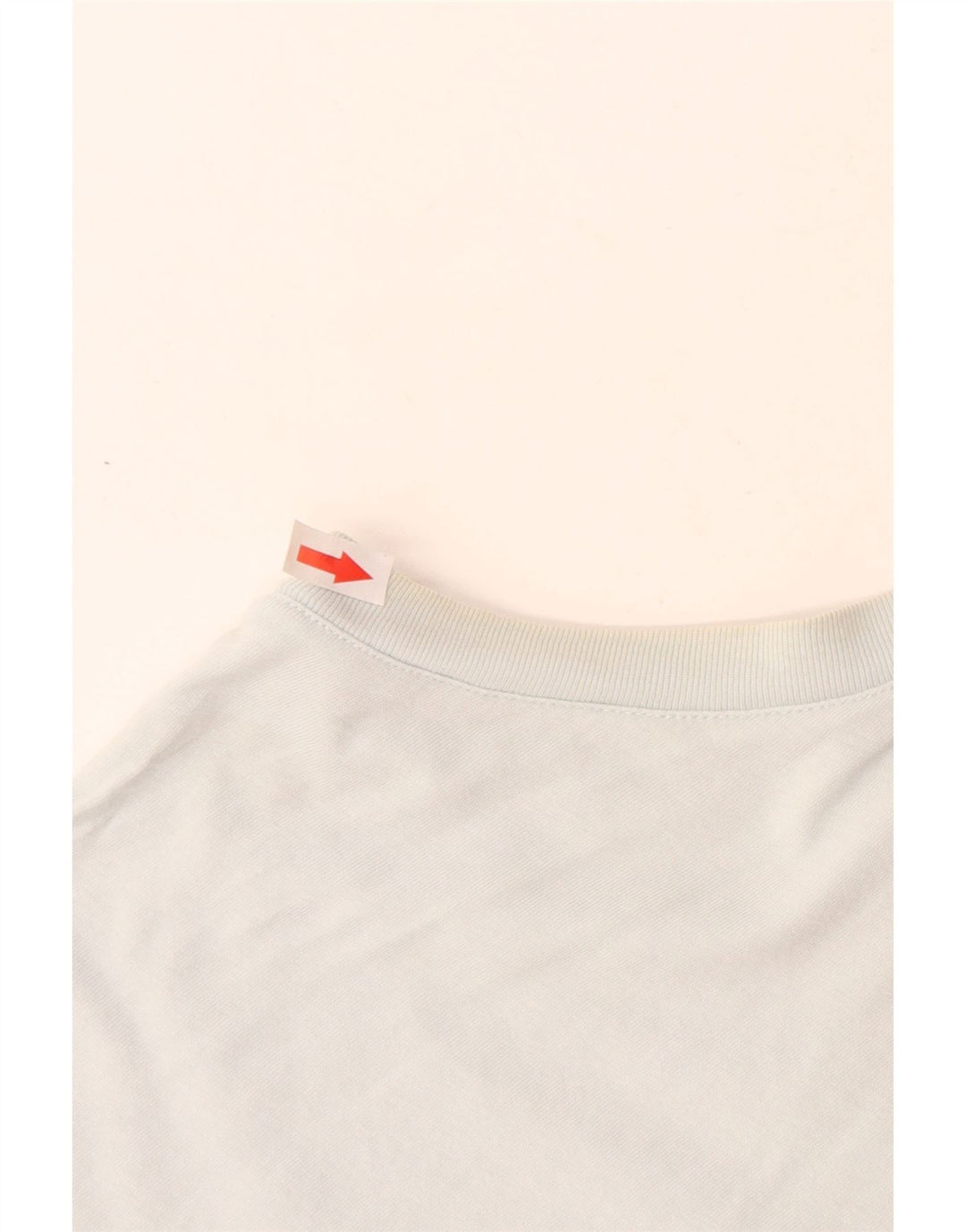 Colete feminino Levi's Crop Graphic Top UK 16 grande algodão azul