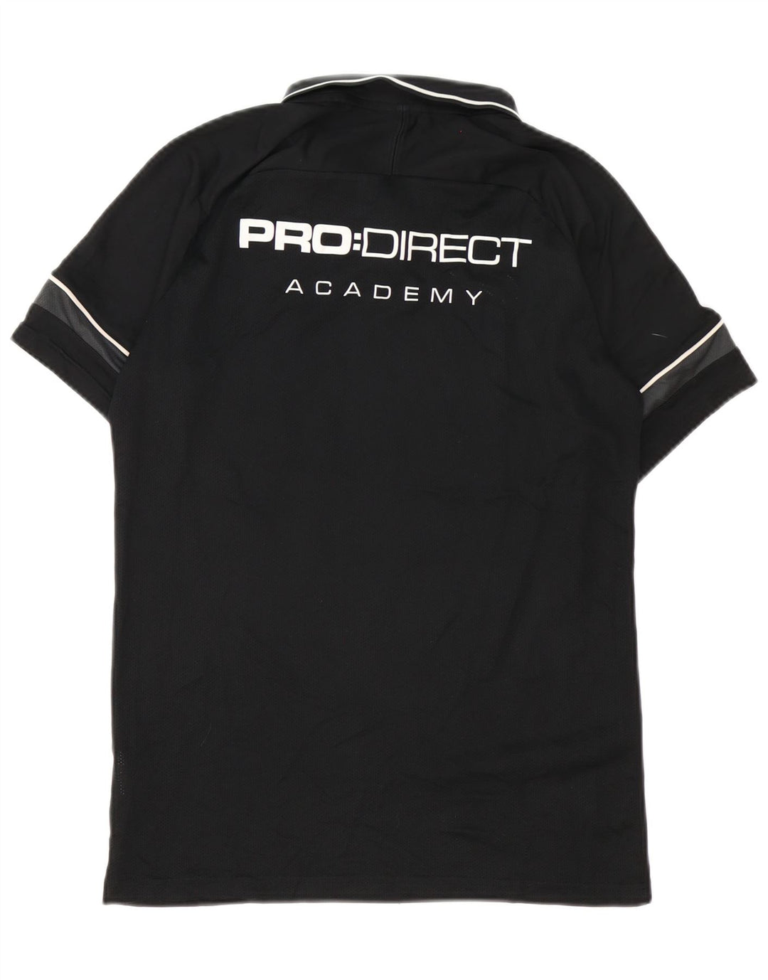 Camisa polo gráfica Nike Pro Direct Academy masculina média preta colorblock