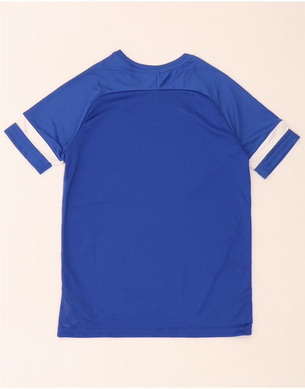 Camiseta Nike Boys Dri Fit Top 13-14 Anos XL Azul Colourblock Poliéster